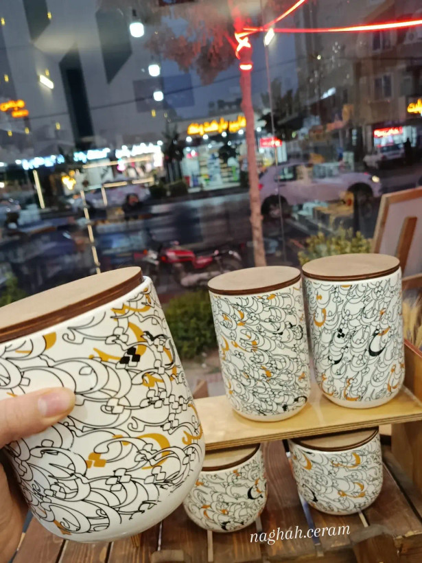 پاسماوری طرح عشق با طلاکوب