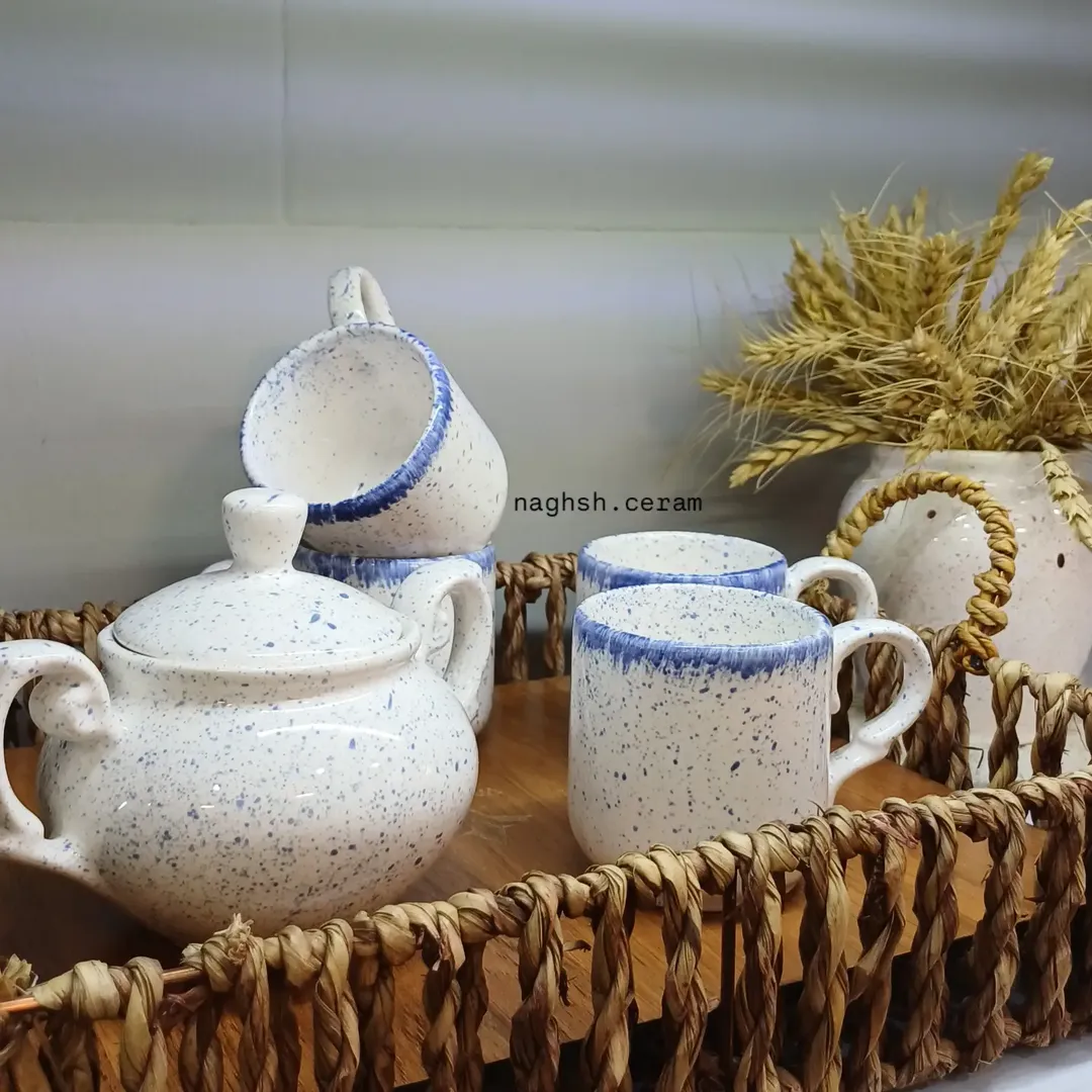 چايى خورى طرح افشان بدون سینی
